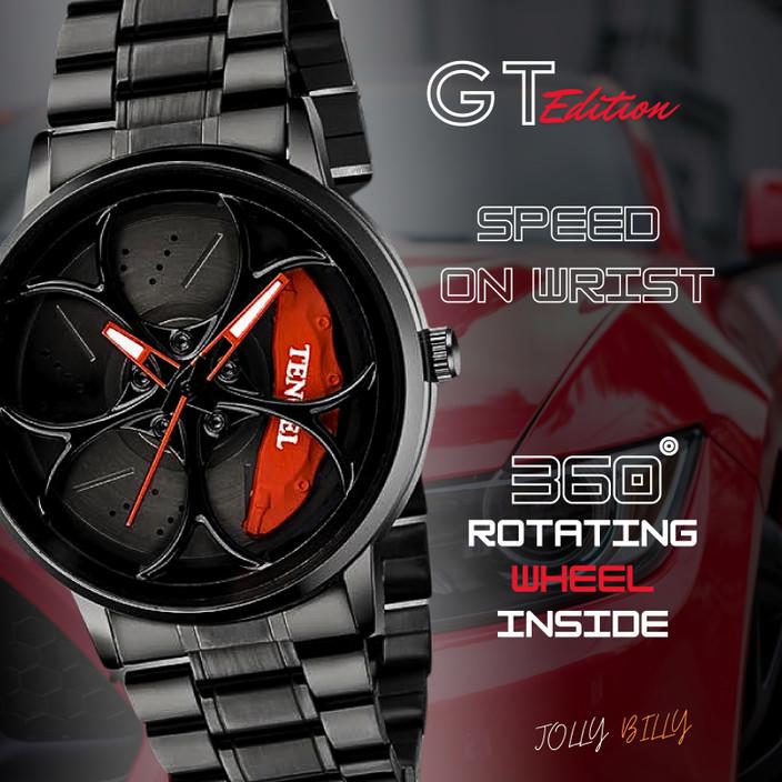 Luxury Rotating Chain Watch